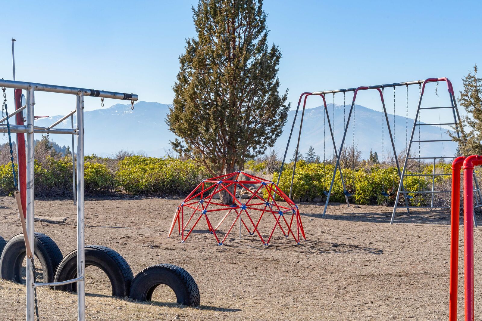 Playground and climbing dome