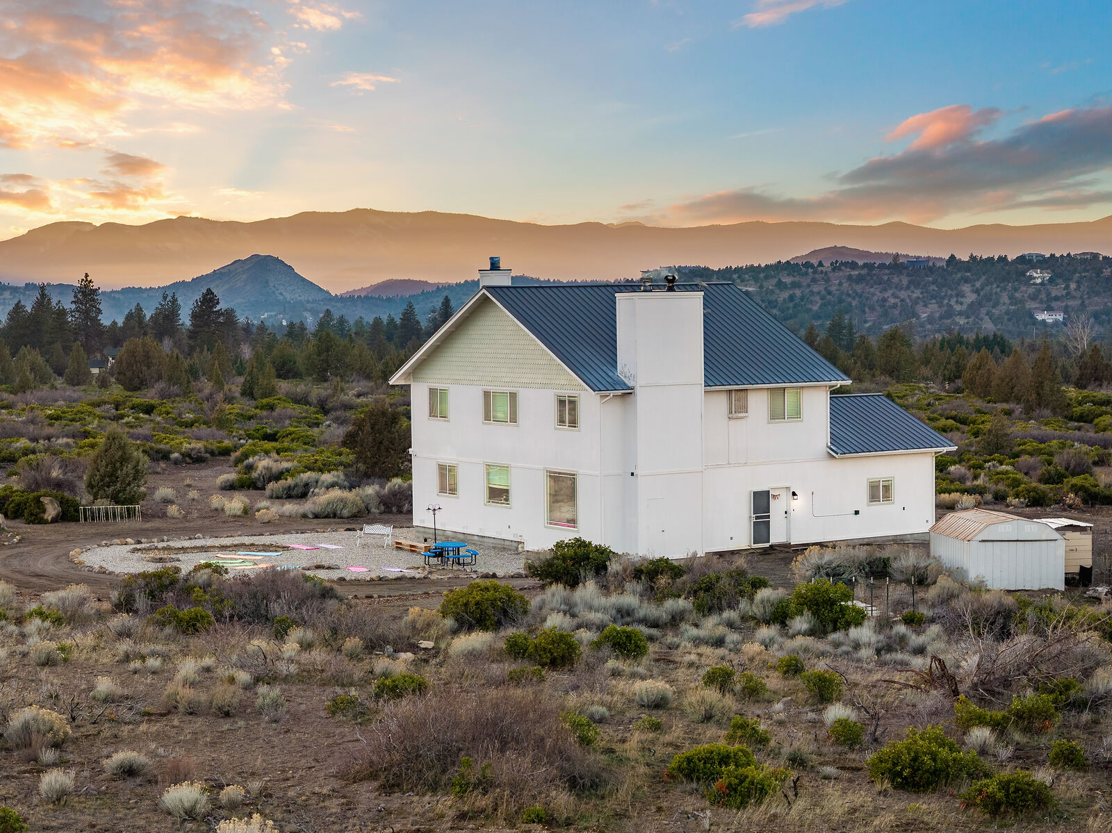 Evening exterior